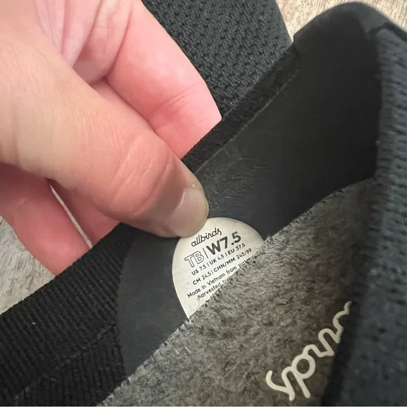 SOLD Allbirds Black Tree Blazer Flats - Picture 6 of 7